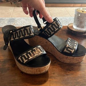Tory Burch wedge heel sandals